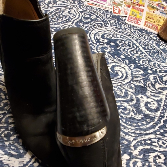 Michael Kors leather suede distressed booties - Picture 7 of 7